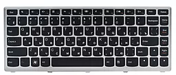 Клавиатура для ноутбука Lenovo Ideapad U310 Silver Frame,  Black - миниатюра 2