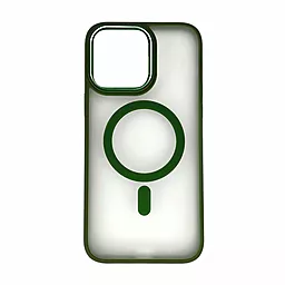 Чехол Epik Colorful Matte Case with Magsafe Apple iPhone 13 Pro Max Green