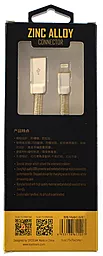 USB Кабель LDNio Zinc Alloy Lightning (LS20 / LS-20) - мініатюра 3