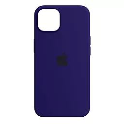 Чехол Silicone Case Full для Apple iPhone 14 Plus Deep Navy