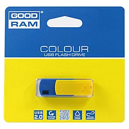Флешка GooDRam 8 GB Colour UKRAINE PD8GH2GRCOBYR9 (UCO2-0080BYR11) - миниатюра 2