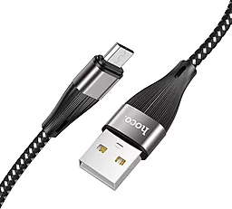 Кабель USB Hoco X57 Blessing micro USB Cable Black - миниатюра 4