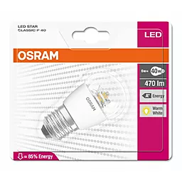Светодиодная лампа Osram Star Classic Р40 CS 6.5W 2700K E27 (4052899911956) - миниатюра 2