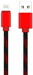 Кабель USB LDNio LS23 Lightning Cable Red