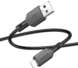Кабель USB Borofone BX70 2.4a Lightning Cable Black - миниатюра 2