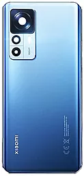 Задняя крышка корпуса Xiaomi 12T со стеклом камеры Blue