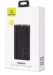 Повербанк Usams US-CD93 Dual USB Mini 10000mAh Black - миниатюра 3
