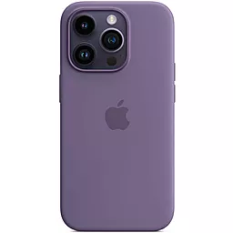 Чохол Apple Silicone Case Full with MagSafe and SplashScreen для Apple iPhone 14 Pro  Iris