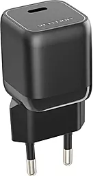 Сетевое зарядное устройство Vention USB-C GAN 30w PD Fast Charger black (FAKB0-EU) - миниатюра 2