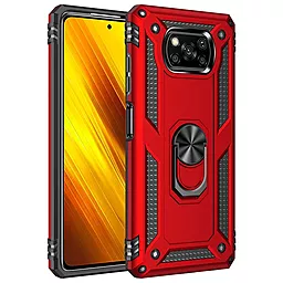 Чехол BeCover Military Xiaomi Poco X3 Red (705645)