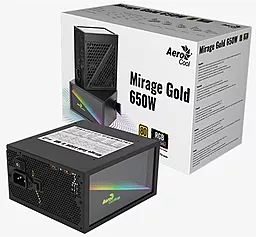 Блок питания Aerocool Mirage Gold 650 (ACPG-MD65FEC.11) - миниатюра 5