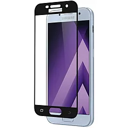 Защитное стекло Auzer Full Cover Samsung A320 Galaxy A3 2017 Black (AGSA320BFC) - миниатюра 2