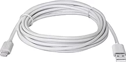 Кабель USB Defender ACH01-10BH 12W 3M Lightning Cable White (87466) - миниатюра 2