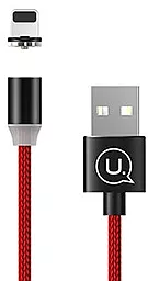 Кабель USB Usams Magnetic  1.2M Lightning Cable Red (US-SJ157)