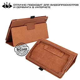 Чехол для планшета BeCover Slimbook case Asus Z170 ZenPad C 7.0 Brown (700588) - миниатюра 2