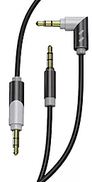 Аудио кабель SkyDolphin SR09 Rotate AUX mini Jack 3.5mm M/M Cable 1.5 м gray/black (AUX-000063)