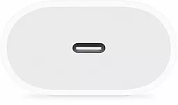 Сетевое зарядное устройство с быстрой зарядкой Apple 20W USB Type-C Replacement OEM Power Adapter white - миниатюра 4