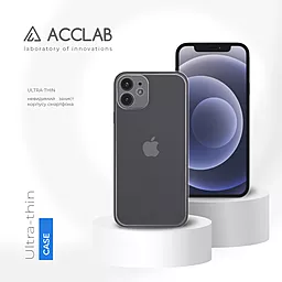 Чехол ACCLAB TPU для Apple iPhone 12 Transparent - миниатюра 3