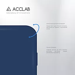 Чехол ACCLAB SoftShell для Apple iPhone 14 Blue - миниатюра 3