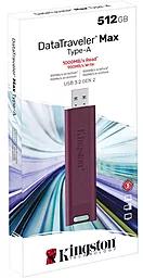 Флешка Kingston 512 GB DataTraveler Max USB 3.2 Gen 2 (DTMAXA/512GB) - миниатюра 3