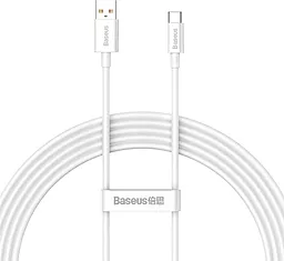 Кабель USB Baseus Superior Series 100w 2m USB Type-C cable  white (CAYS001402)