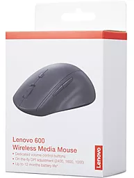 Компьютерная мышка Lenovo 600 Wireless Media Mouse (GY50U89282) - миниатюра 8