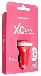 Автомобильное зарядное устройство Momax XC 2USB (2.1 A) Speedy Recharge [SXSP] pink - миниатюра 3