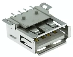Универсальный разъем для ноутбука USB №6 Type A 2.0 (14.5х7х13.5мм) с юбкой, Female 