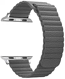 Ремешок ArmorStandart Leather Loop для Apple Watch 38mm/40mm/41mm Grey (ARM48654)