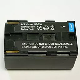 Аккумулятор для видеокамеры Canon BP-930 (4100 mAh) DV00DV1017 PowerPlant