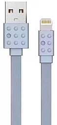 Кабель USB Remax Proda Lego Lightning Cable 1.2 м Grey (PC-01i)