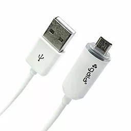 Кабель USB Gala 0.16M micro USB Cable White (KBU4031) - миниатюра 2