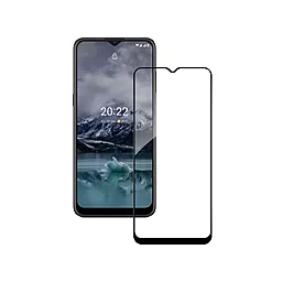 Защитное стекло ACCLAB Full Glue для Nokia G21 Черное (1283126535116)
