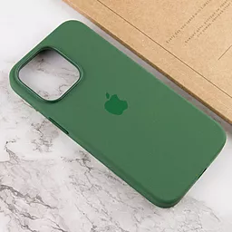 Чехол Apple Silicone Case Full with MagSafe and SplashScreen для Apple iPhone 13 Pro Clover - миниатюра 5