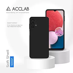 Чехол ACCLAB SoftShell для Samsung Galaxy A13 4G Black - миниатюра 4