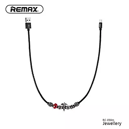 Кабель USB Remax Jewellery 0.5M micro USB Cable Black (RC-058m) - миниатюра 5