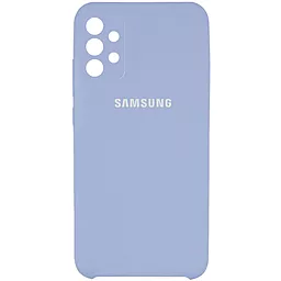 Чехол Epik Silicone Cover Full Camera (AAA) Samsung Galaxy A52 4G, A52 5G  Lilac Blue