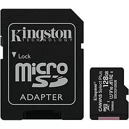 Карта пам'яті Kingston microSDXC 128GB Canvas Select Plus Class 10 UHS-I U1 V10 A1 + SD-адаптер (SDCS2/128GB)