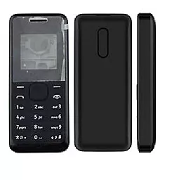 Корпус Nokia 105 с клавиатурой (Английской) Black