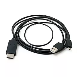 Відеокабель ExtraDigital microUSB/USB M-HDMI MHL 1.8m (KBV1683)