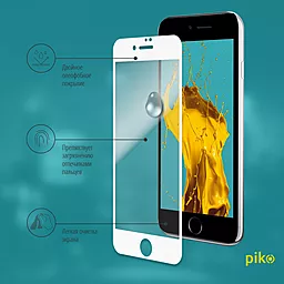 Защитное стекло Piko Full Glue Apple iPhone SE 2020 White (1283126502927) - миниатюра 4