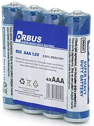 Батарейки Orbus LR03-4S AAA / LR03 4шт 1.5 V