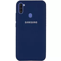 Чехол Epik Silicone Cover Full Protective (AA) Samsung A115 Galaxy A11  Midnight Blue