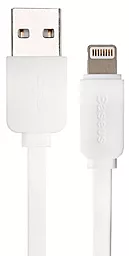 USB Кабель Baseus String flat Lightning Cable White