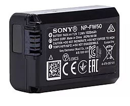 Аккумулятор для фотоаппарата Sony NP-FW50 (1080 mAh) - миниатюра 4