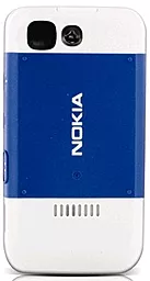Задняя крышка корпуса Nokia 5200 Original White/Blue