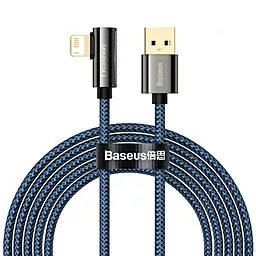 Кабель USB Baseus Legend Series Elbow Fast Charging 2.4A Lightning Cable Blue (CACS000003)