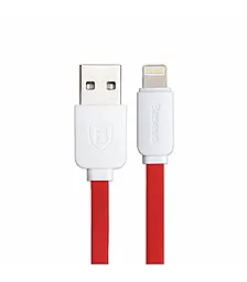 Кабель USB Baseus Lightning String flat White / Red - миниатюра 2