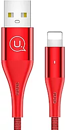 Кабель USB Usams 1.2M Lihtning Cable Red (US-SJ208 U4)