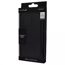Чехол Wave Premium Carbon Slim with MagSafe для Apple iPhone 14 Pro Black - миниатюра 2